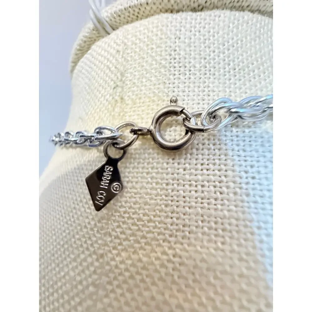 Vintage Sarah Coventry Silver Tone Tassel Necklace 20”